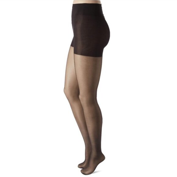 Hanes Perfect Tights – Backseam Compression Control Top, Black, Size XXL - Picture 3 of 6